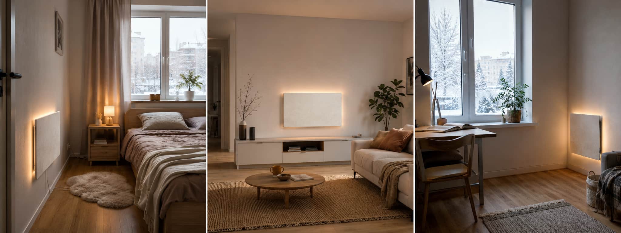 Сколько ватт нужно для обогрева комнаты 10, 15, 20 и 25 м²